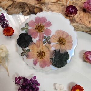 7. Δημιουργία σουβέρ με φυσικά λουλούδια